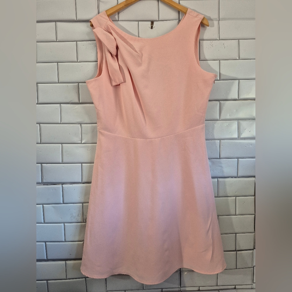 Imnyc Isaac Mizrahi Ladies Sleeveless A-Line Dress Knee Length Lined Color Soft